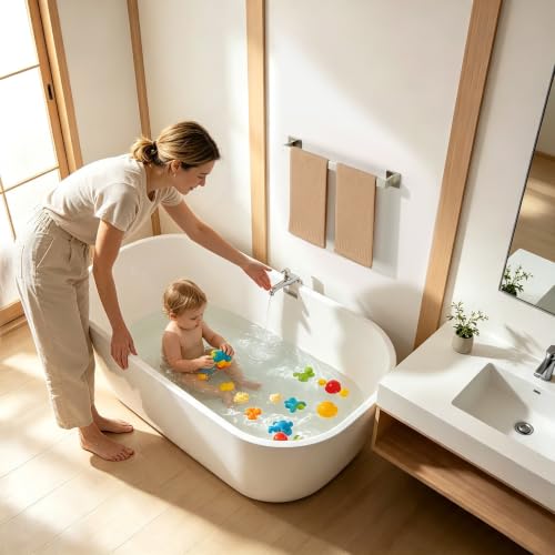 20 Inch Towel Bar for Bathroom Wall Mounted (Single 20 Inch(Assemble) / Brushed Nickel)