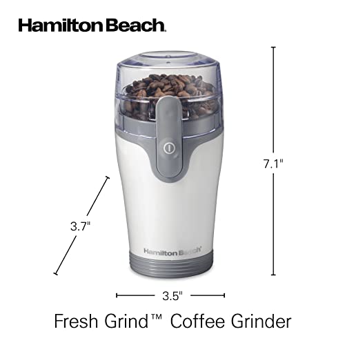 Fresh Grind Electric Coffee Grinder For Up To 12 Cups (White / Makes up to 12 Cups)