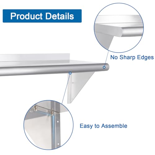 HARDURA Stainless Steel Shelf 14" x 36" (14"x36")
