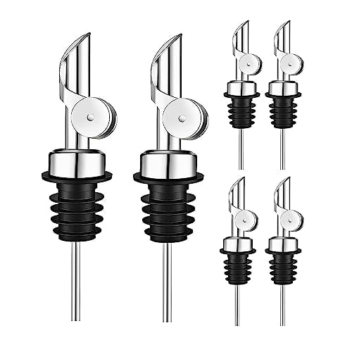 Pafuen 6 Pack Liquor Pour Spout (Silver)