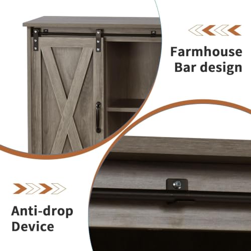 Farmhouse Coffee Bar (Wash Grey)