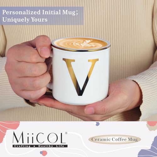 Ceramic Coffee Mug 16oz (Letter V Mug)