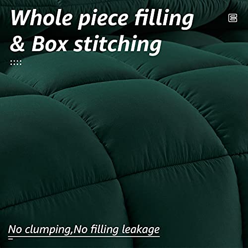 All Season Queen Size Bed Comforter (Emerald / Queen（88*88）)