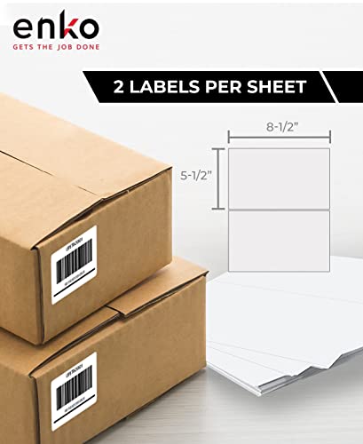 5-1/2 x 8-1/2 in 200 Address, Mailing and Business Sticker Labels (200 Labels / 5-1/2 x 8-1/2")