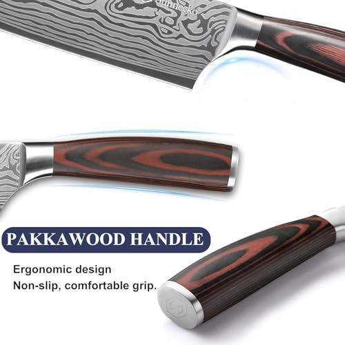 Kitchen Knife Set 3 Piece Chef Knife Set Professional High Carbon Stainless Steel (Set of 3)