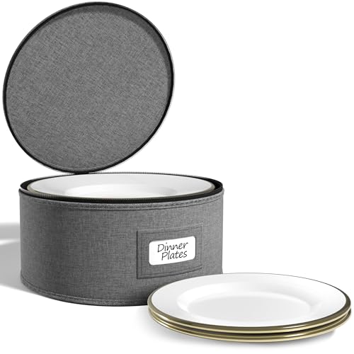 China Storage Containers (Gray / Dinner Plate Storage)