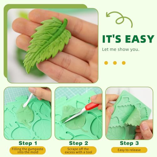 Leaf Molds Silicone (2 Pcs)