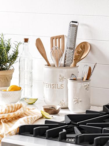 Kitchen Utensil Holder Set of 2 (Bee(S+L))