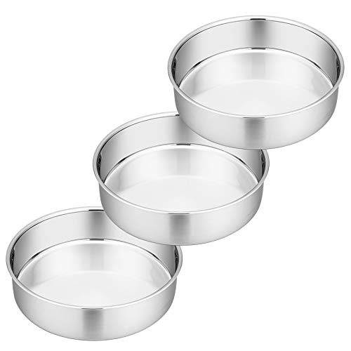 8 Inch Round Cake Pan Set of 3 (3 Count)