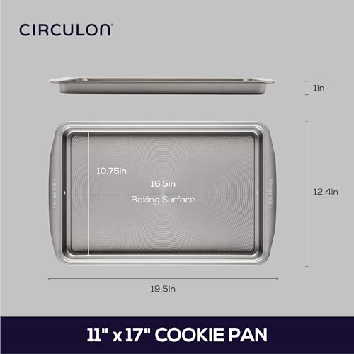 Nonstick Bakeware (11" x 17" / Gray)