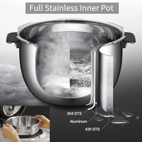 10 Cup Premium IH Pressure Rice Cooker & Multi (10 Cup / Stainless)