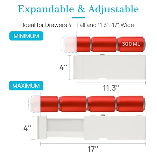 Drawer Dividers for Clothes 8 Pack (8 Count)