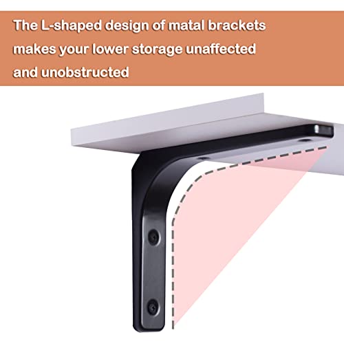 Long Wall Shelves (White / 23.6 Inch)