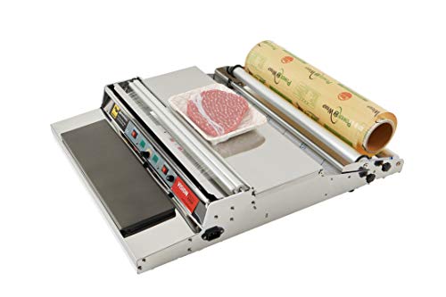 VTH-500, 20 Inch / 500 mm Hand Wrapping Machine Film Wrapper for Food Packaging, Large Tray, MADE IN KOREA