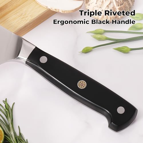 Chef Knife Set (Black 6pcs)