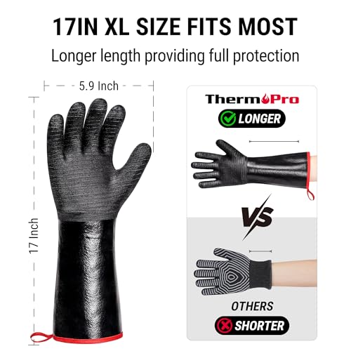 932°F Heat Resistant BBQ Gloves