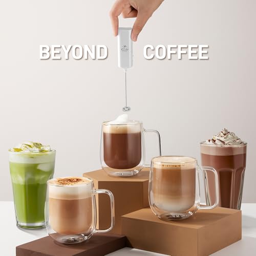 Mini & Mighty Milk Frother Wand (Bright White / Mini Frother)