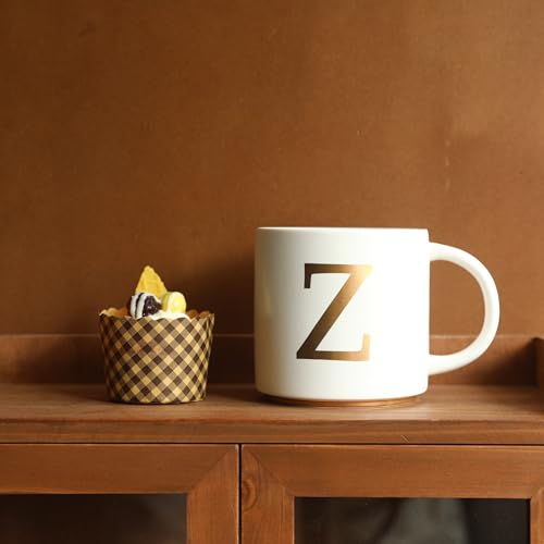 Monogram Ceramic Mugs (gold-Z)