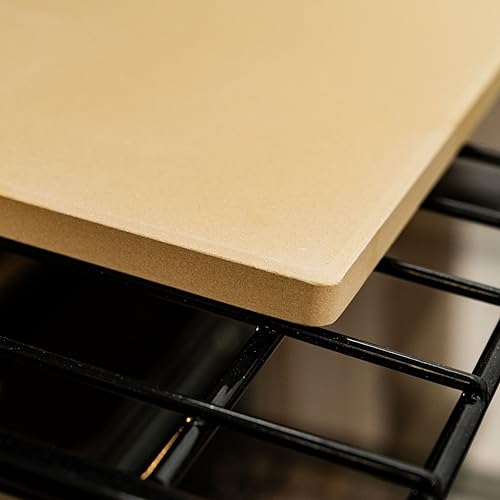Pizza Kitchen Rectangular Pizza Stone for Oven and Grill (Stone)