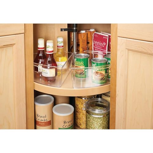 Lazy Susan Cabinet Organizer Bins for Kitchen 4 Pack (For 26" Lazy Susan 4 Pack)
