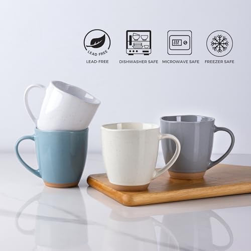 12oz Coffee Mugs (Multicolor / Set of 4)