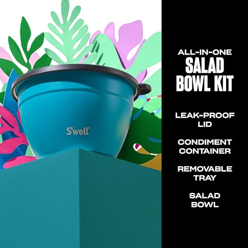 Stainless Steel Salad Bowl Kit 64oz