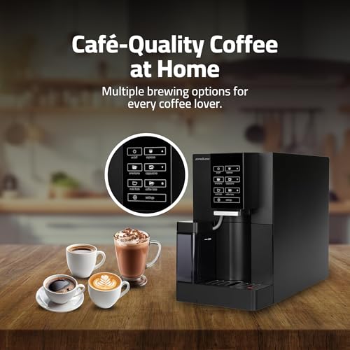Fully Automatic Coffee Machine with Grinder (Black)