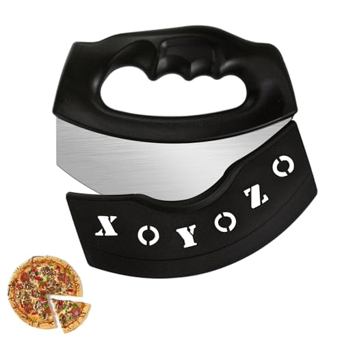 Pizza Cutter Salad Chopper Large Stainless Steel Blade with Cover