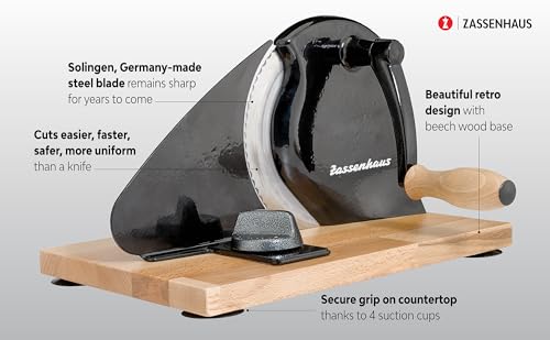 Original Classic Adjustable Bread Slicer for Uniform Slices (11.75" x 8" x 4.7" / Gray)