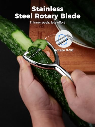 Premium 304 Stainless Steel Peeler Set (2 Count)