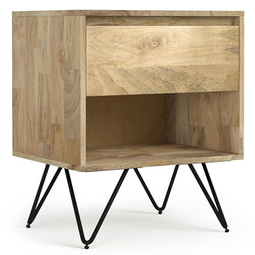Hunter 20" Wide Solid Mango Nightstand in Refined Natural (Refined Natural / 20 inch)