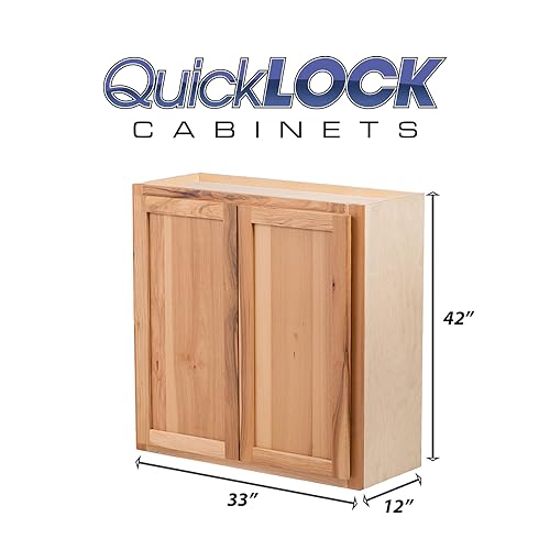 Quicklock RTA (12"D x 33"W x 42"H Standard / Rustic Hickory)