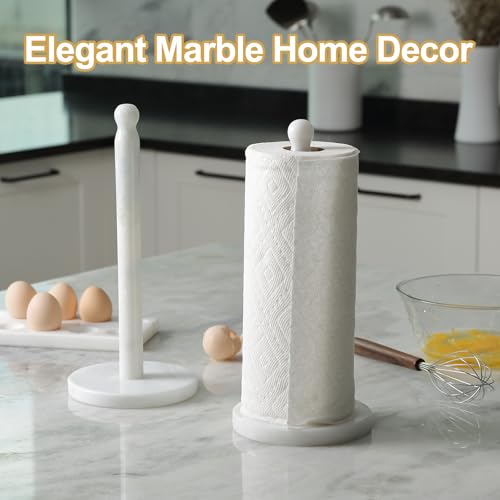 Natural Marble Paper Towel Holder Countertop