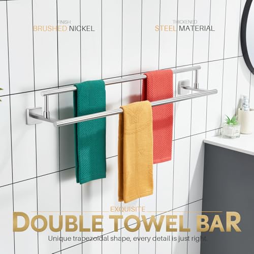 Bath Towel Holders Brushed Nickel Bathroom Rack 32 (Brushed Nickel / 32-Inch)