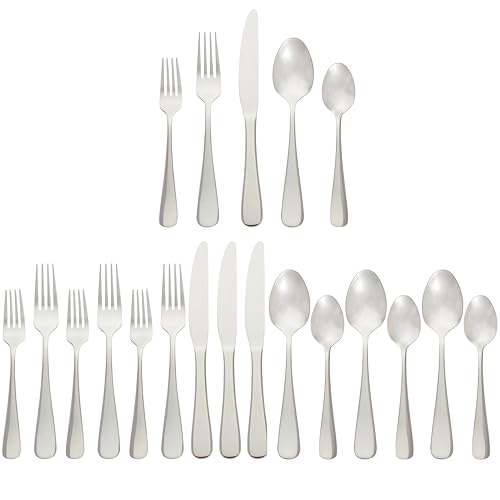 Silverware Set (20-Piece / Round Edge)