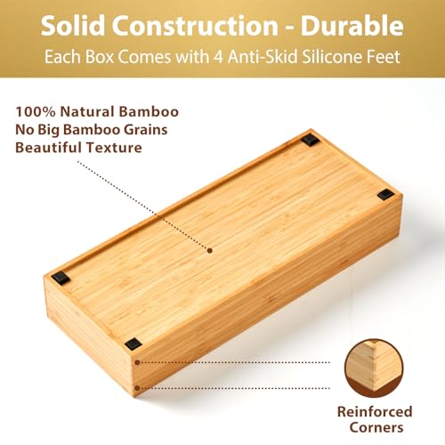 Bamboo Kitchen Utensils Organizer