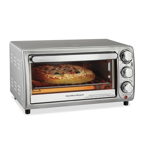 4 Slice Countertop Toaster Oven with 5 Cooking Modes