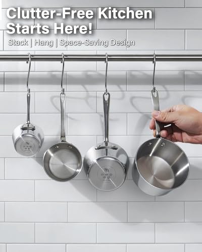 Multi ply Clad 0.23 QT Stainless Steel Butter Warmer (0.2 Quarts)
