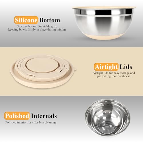 Mixing Bowls with Airtight Lids Set (4.36 Count)