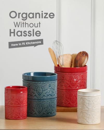Kitchen Utensil Holder (Antique White)