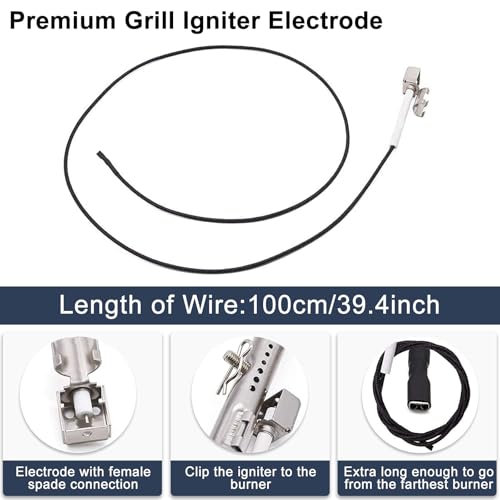 Grill Replacement Parts for Charbroil 463642316 463644220 (2-Burner Complete Accessory Set)