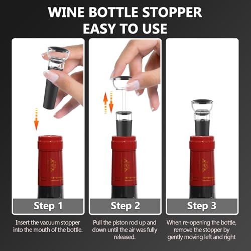 Fathers Day Gift Electric Wine Aerator & Dispenser (Mini / Lucky red)