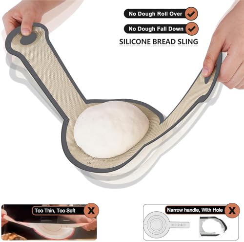 Silicone Bread Sling (1 Pc Grey Round)