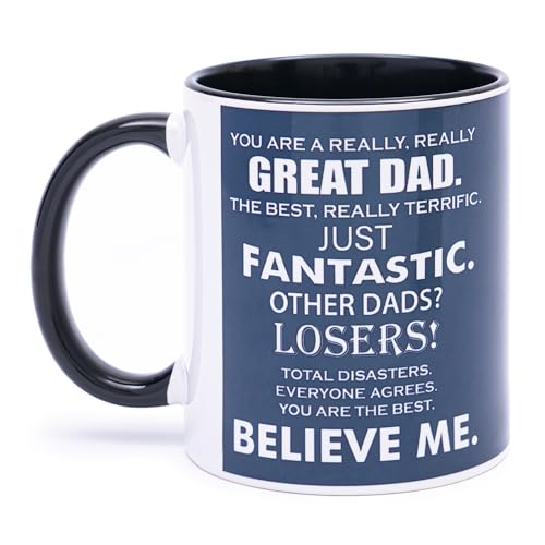 Best Dad Ever Mug 11oz Funny Coffee Mug (DAD)