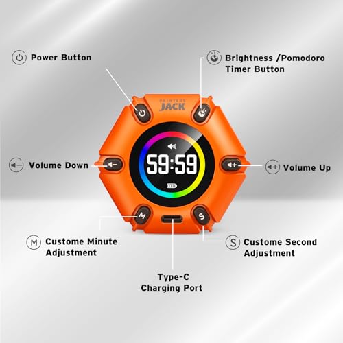 Pomodoro Timer 3 (Orange)