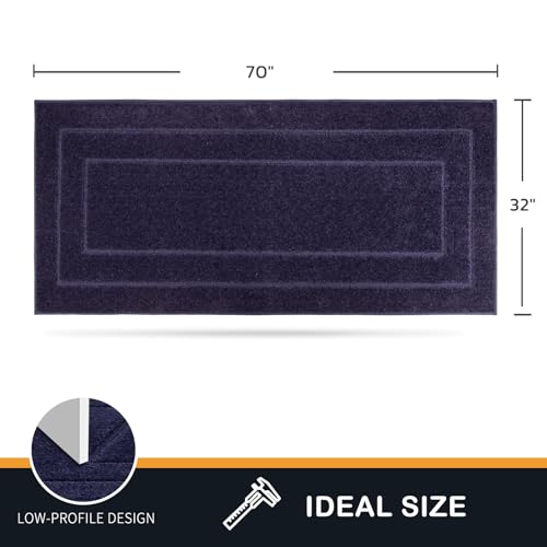 Hallway Runner Rug (Midnight Blue / 32" X 70" (Runner))