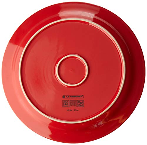 Stoneware Set of 4 Dinner Plates (Cerise)