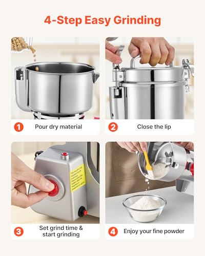 500g Electric Grain Mill Grinder