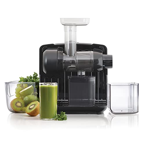 Juicer Cold Press 365 Slow Masticating Vegetable and Fruit Juice Extractor and Nutrition System Makes Nut Milks Baby Food and Sorbets (200-Watts / Black)