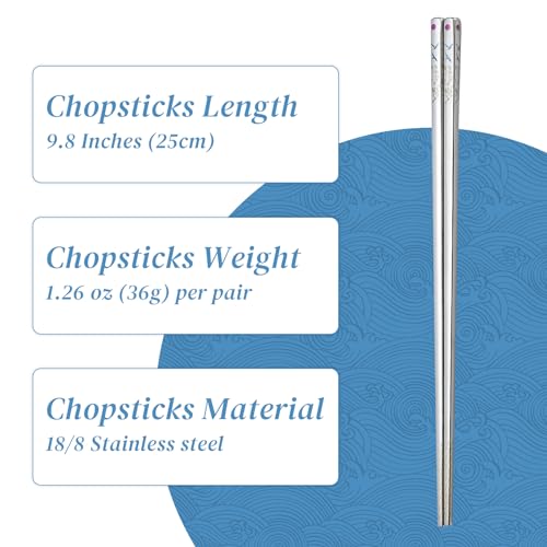 Stainless Steel Chopstick Gift Set